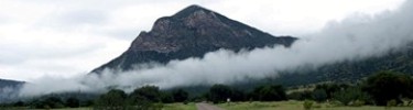 Montezuma Peak and clouds, Coronado National Memorial